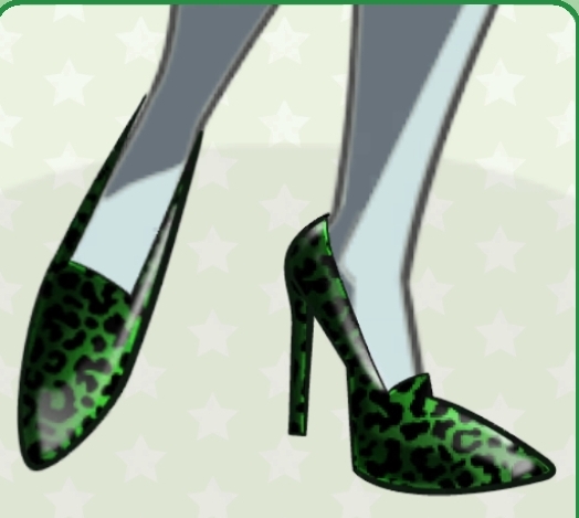 [Shoes] THE EMERALD LEOPARD QUEEN