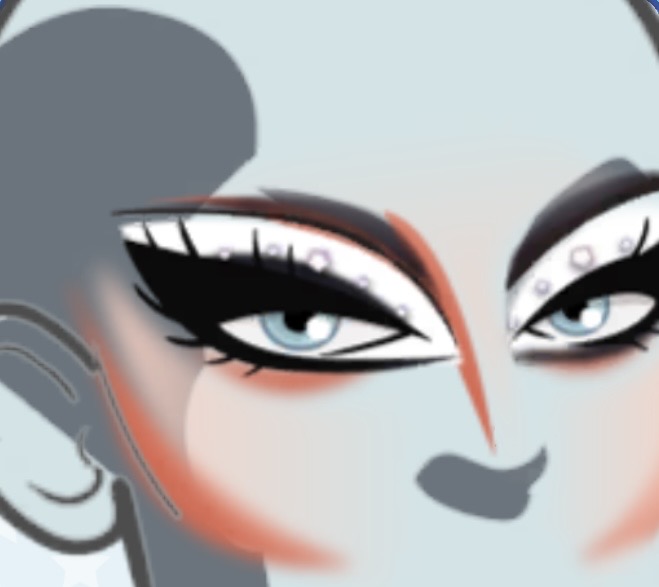 [Eye makeup] DRIPPED